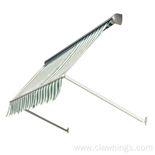 French Style Outdoor Vertical Drop Arm Retractable Awning
